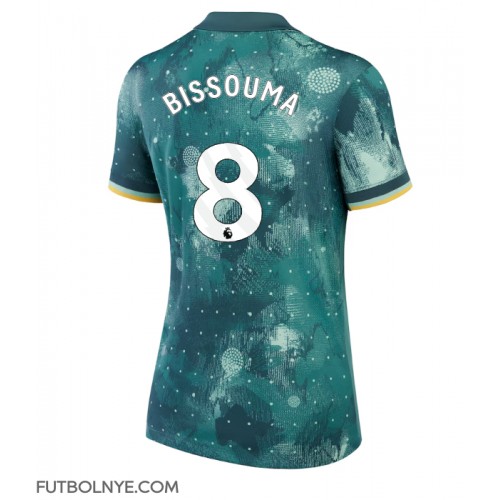 Camiseta Tottenham Hotspur Yves Bissouma #8 Tercera Equipación para mujer 2024-25 manga corta